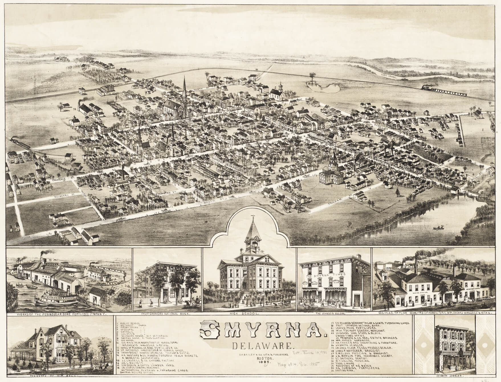 Smyrna 1885 Delaware United States
